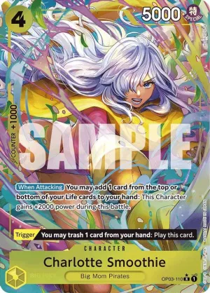 Charlotte Smoothie (PRB01) (Alternate Art) - OP03-110 - Rare