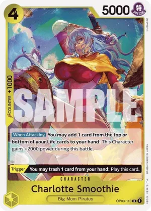 Charlotte Smoothie (Reprint) - OP03-110 - Rare  (No Pencil Mark)
