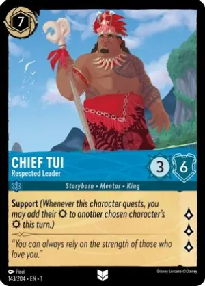 Chief Tui (Respected Leader) - 143/204 - Uncommon