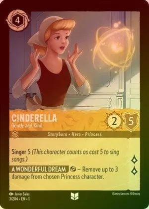 Cinderella (Gentle and Kind) - 3/204 - Uncommon (Foil)