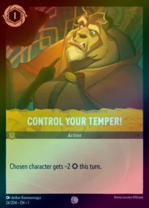 Control Your Temper! - 26/204 - Common (Foil)