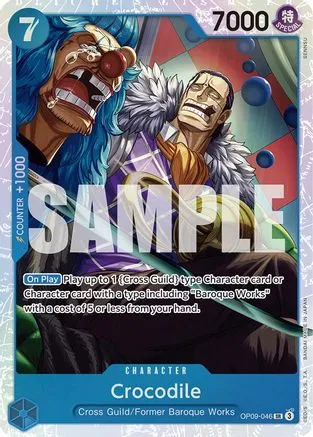 Crocodile (046) - OP09-046 - Super Rare