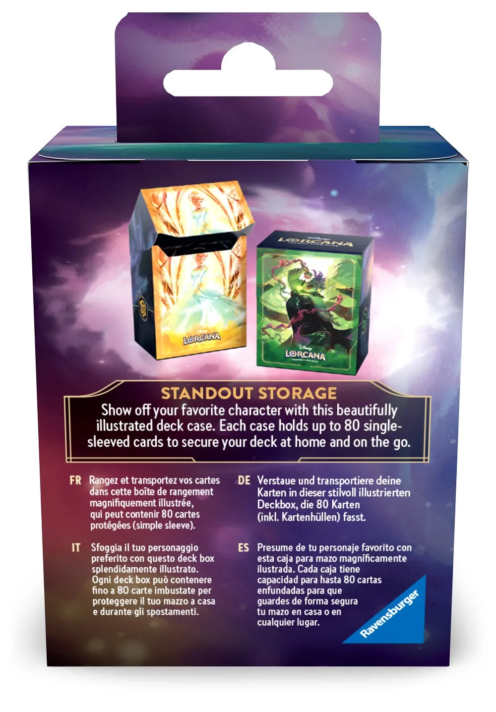 Disney Lorcana: Archazia's Island - Deck Box 80ct - Cinderella