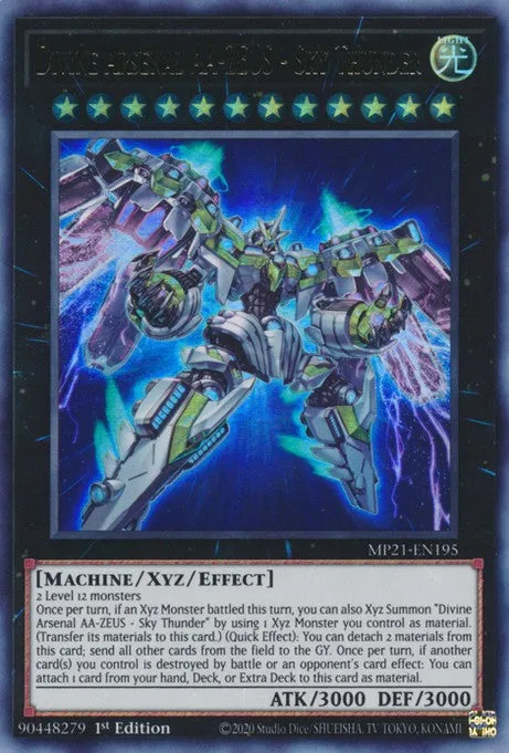 Divine Arsenal AA-ZEUS - Sky Thunder - MP21-EN195 - Ultra Rare - 1st Edition