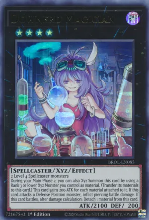 Downerd Magician - BROL-EN085 - Ultra Rare - 1st Edition
