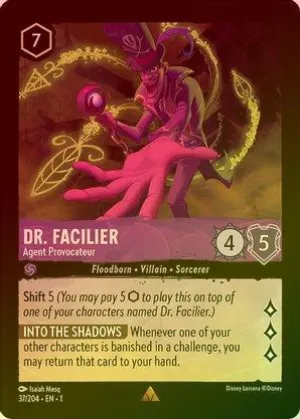 Dr. Facilier (Agent Provocateur) - 37/204 - Rare (Foil)