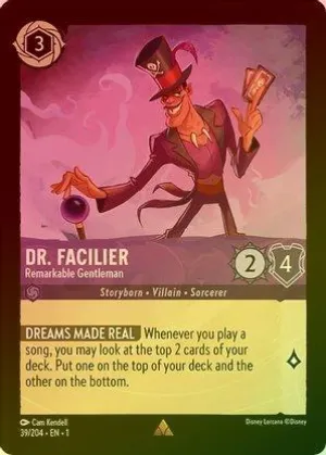 Dr. Facilier (Remarkable Gentleman) - 39/204 - Rare (Foil)