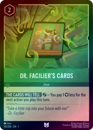 Dr. Facilier's Cards - 101/204 - Uncommon (Foil)
