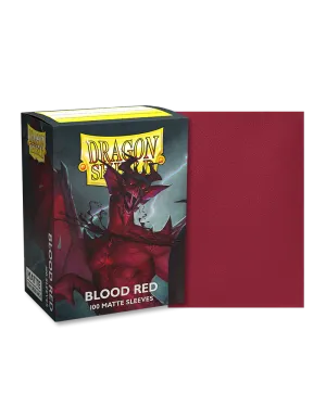 Dragon Shield - 100ct Standard Size - Blood Red Matte