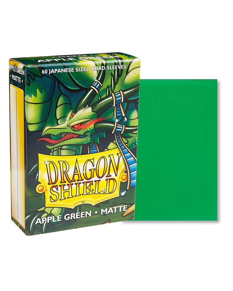 Dragon Shield - 60ct Japanese Size - Apple Green Matte