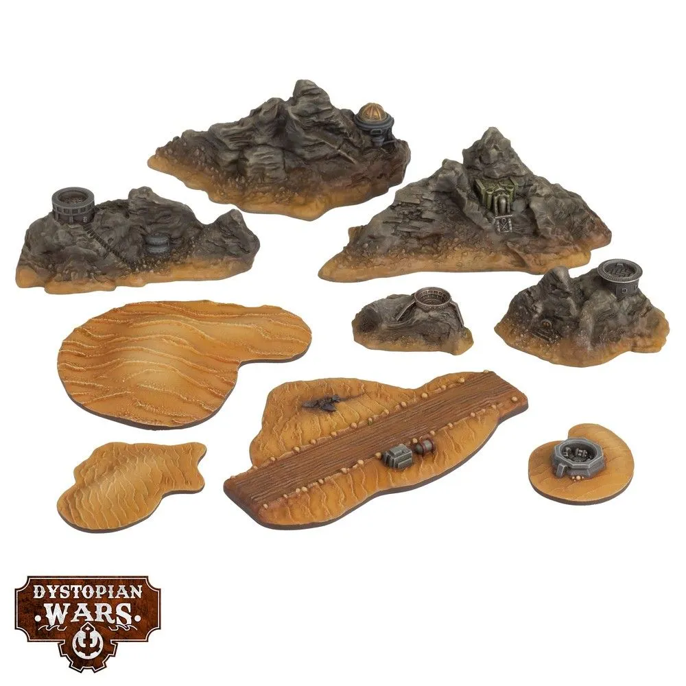 Dystopian Wars - Islands and Archipelagos Terrain Set