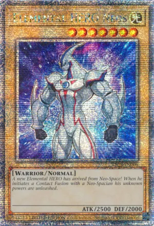 Elemental HERO Neos - TN23-EN006 - Quarter Century Secret Rare - Limited Edition