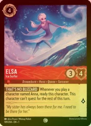 Elsa (Ice Surfer) - 109/204 - Common (Foil)