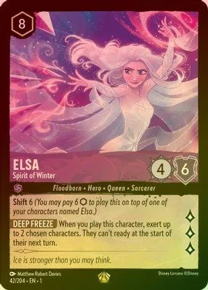 Elsa (Spirit of Winter) - 42/204 - Legendary (Foil)