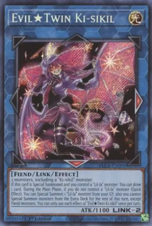 Evil Twin Ki-sikil - BLCR-EN096 - Secret Rare - 1st Edition