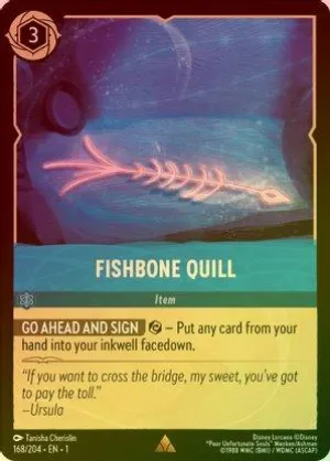 Fishbone Quill - 168/204 - Rare (Foil)