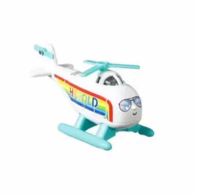 Fisher-Price Thomas & Friends Trackmaster Push Along Small Engine Harold With Rainbow Colours