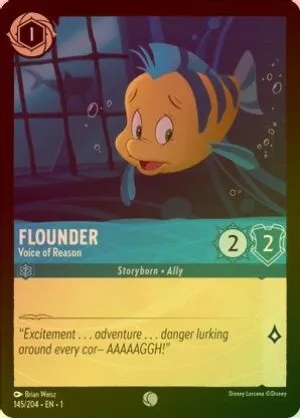 Flounder (Voice of Reason) - 145/204 - Common (Foil)