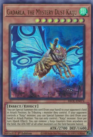 Gadarla, the Mystery Dust Kaiju - BROL-EN074 - Ultra Rare - 1st Edition