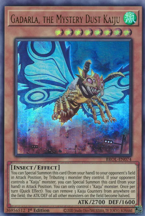Gadarla, the Mystery Dust Kaiju - BROL-EN074 - Ultra Rare - 1st Edition