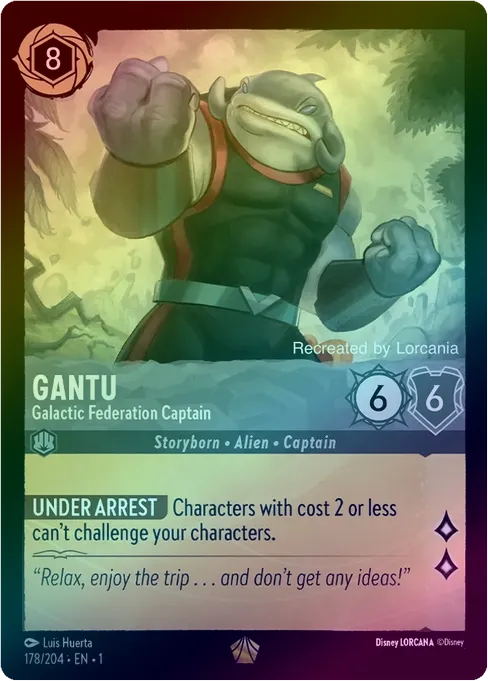 Gantu (Galactic Federation Captain) - 178/204 - Legendary (Foil)