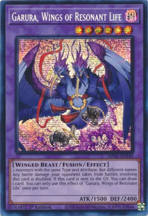 Garura, Wings of Resonant Life - MP23-EN148 - Prismatic Secret Rare - 1st Edition