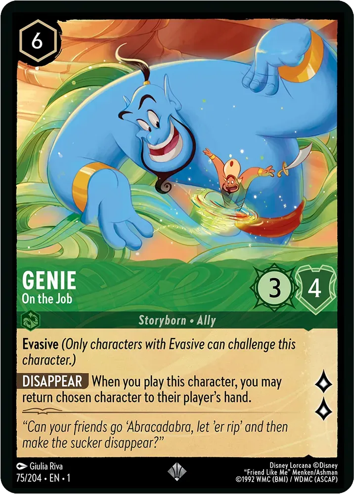 Genie (On the Job) - 75/204 - Super Rare