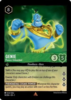 Genie (Powers Unleashed) - 76/204 - Rare