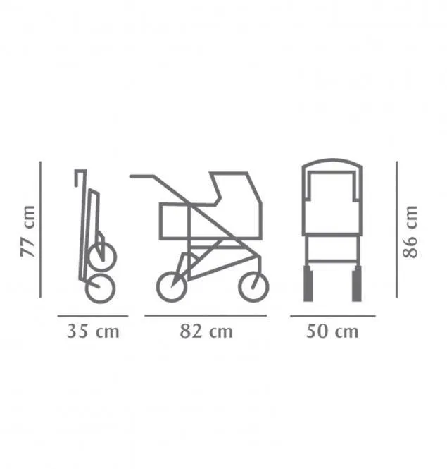Gotz 3403058 Dolls Pram Happy Flowers
