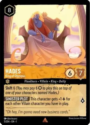 Hades (King of Olympus) - 5/204 - Rare