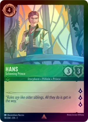 Hans (Scheming Prince) - 78/204 - Rare (Foil)