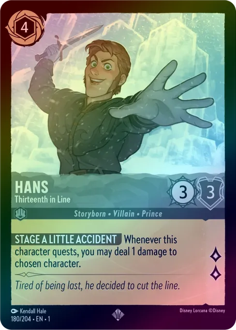 Hans (Thirteenth in Line) - 180/204 - Super Rare (Foil)