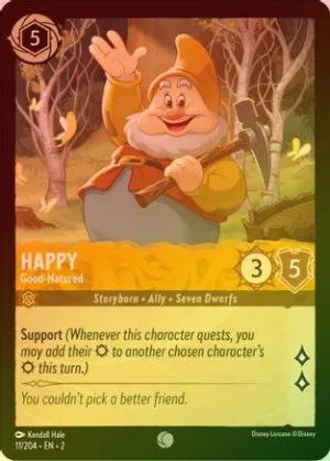 Happy (Good-Natured) - 11/204 - Common (Foil)
