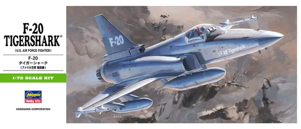 Hasegawa - F-20 Tigershark 1/72 (B3)