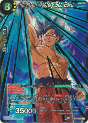 Height of Mastery Son Goku - BT4-075 - Super Rare