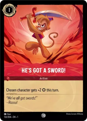 He's Got A Sword! - 132/204 - Common