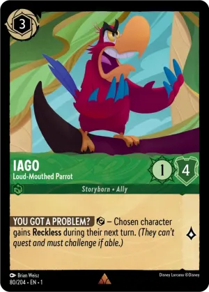 Iago (Loud-Mouthed Parrot) - 80/204 - Rare