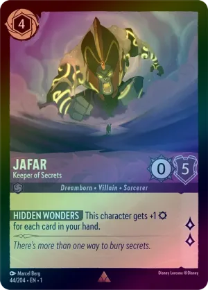 Jafar (Keeper of Secrets) - 44/204 - Rare (Foil)