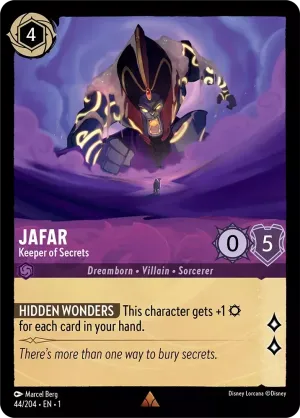Jafar (Keeper of Secrets) - 44/204 - Rare