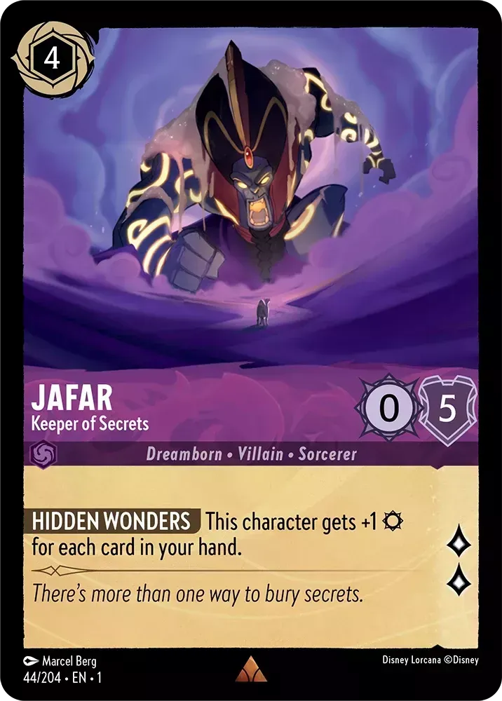 Jafar (Keeper of Secrets) - 44/204 - Rare