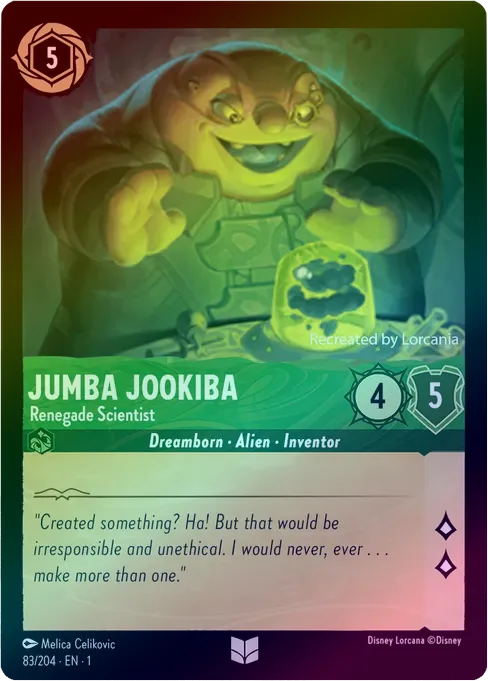 Jumba Jookiba (Renegade Scientist) - 83/204 - Uncommon (Foil)