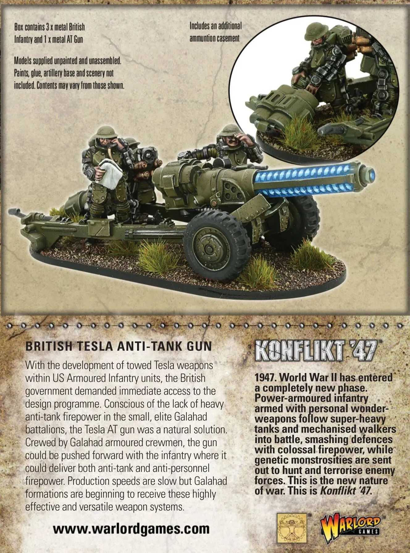 Konflikt '47 - British Tesla AT Gun
