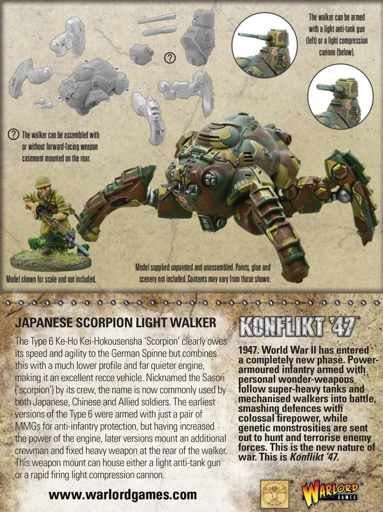 Konflikt '47 - Japanese Scorpion Light Walker