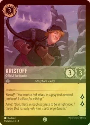 Kristoff (Official Ice Master) - 182/204 - Common (Foil)