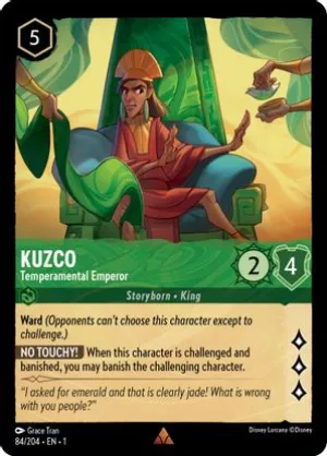 Kuzco (Tempermental Emperor) - 84/204 - Rare