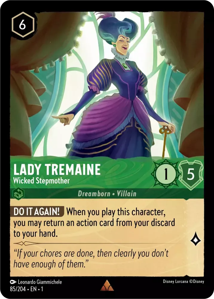Lady Tremaine (Wicked Stepmother) - 85/204 - Rare