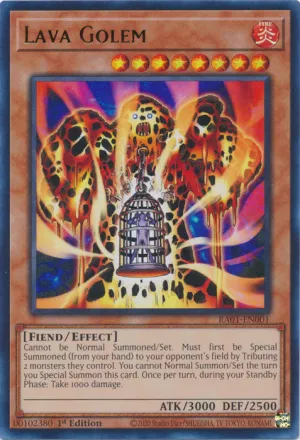 Lava Golem (UR) - RA01-EN001 - Ultra Rare - 1st Edition