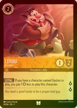 Lefou (Bumbler) - 8/204 - Uncommon (Foil)