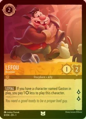 Lefou (Bumbler) - 8/204 - Uncommon (Foil)