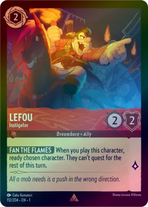 Lefou (Instigator) - 112/204 - Rare (Foil)